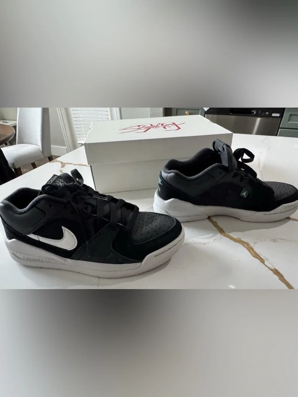 Nike Jordan Stadium 90 Low, Black, Size 6Y